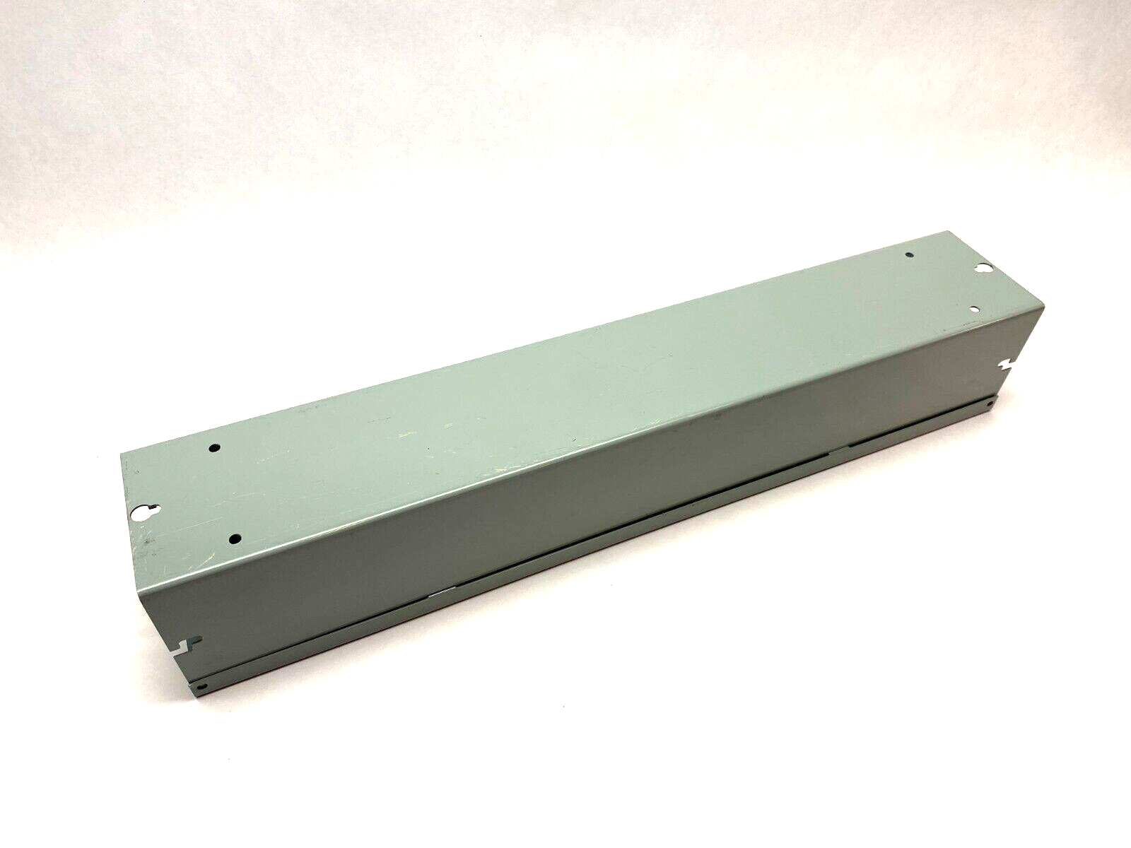 Cooper B-Line 4424HSNK Straight Lay-In Wireway Section 4" x 4" x 24" Gray - Maverick Industrial Sales