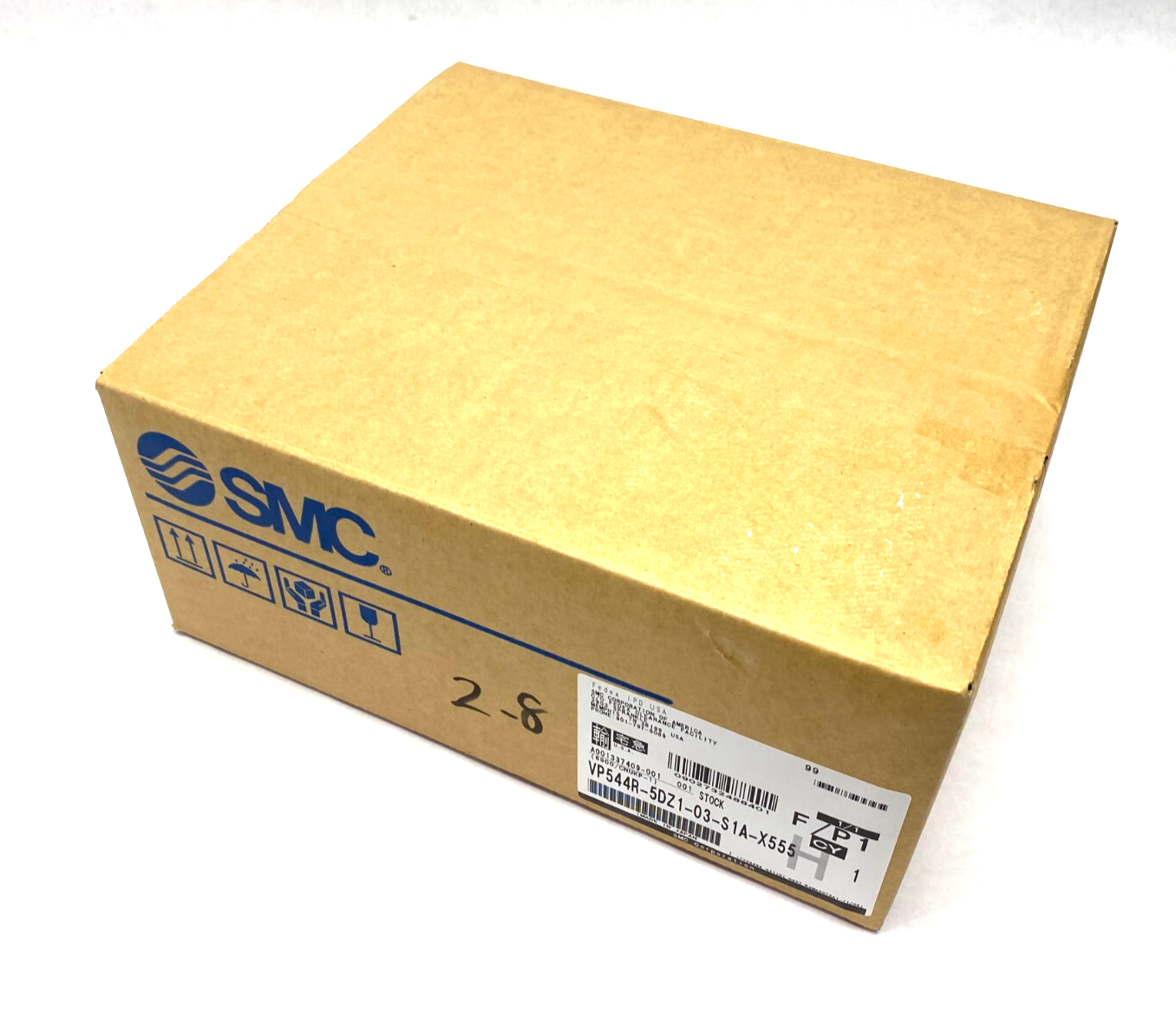 SMC VP544R-5DZ1-03-S1A-X555 Residual Pressure Release Valve 3-Port 3/8" NPT - Maverick Industrial Sales