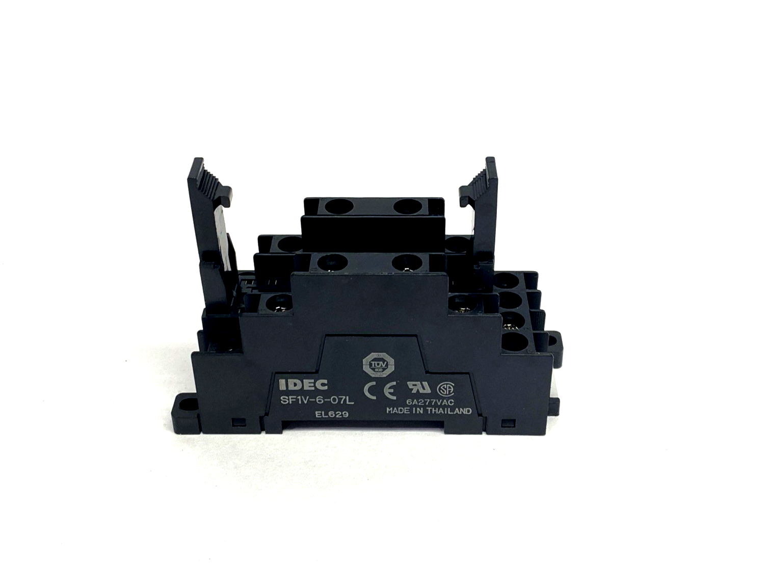 IDEC SF1V-6-07L Relay Socket/Base, DIN Mount 6Pole RF1V 6A 277VAC - Maverick Industrial Sales
