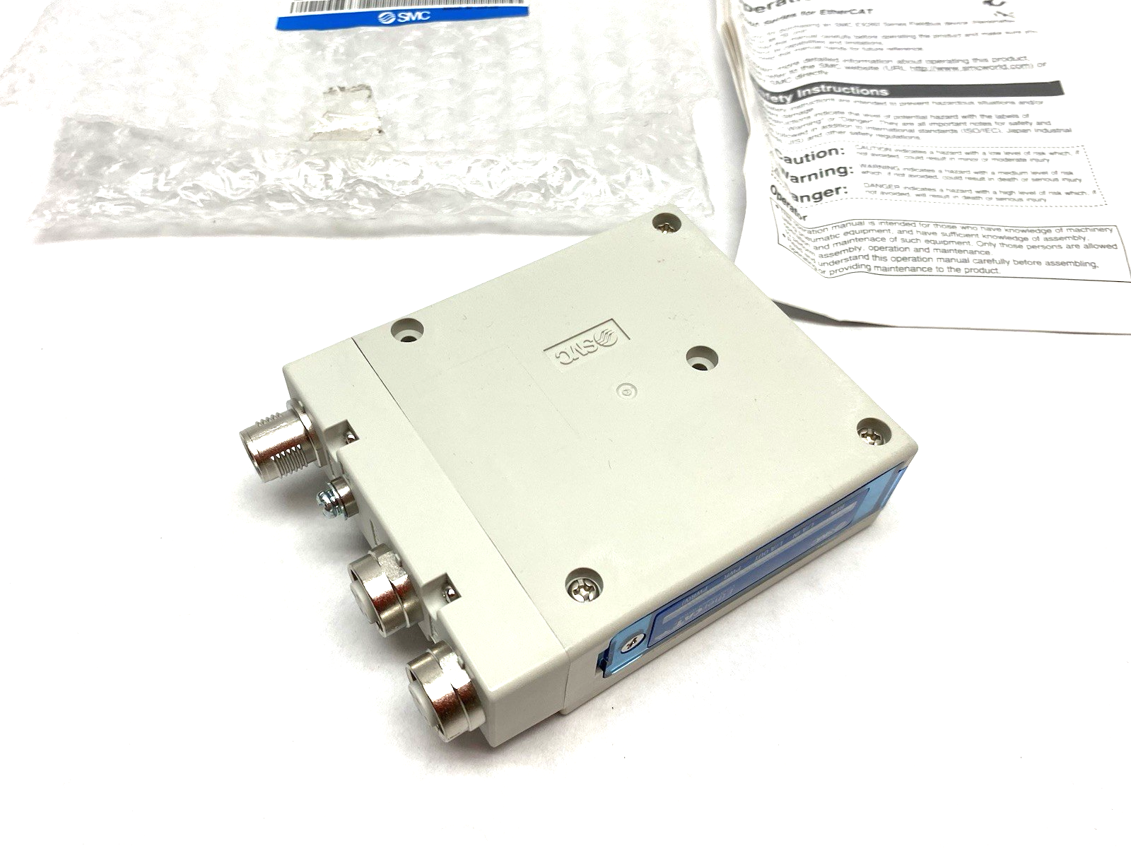 EX260-SEC1 | SMC EtherCAT Serial Interface Unit, Compact, 32 PNP - New Other - Maverick Industrial Sales