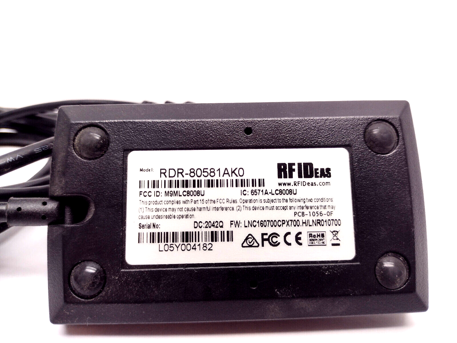 RF IDeas RDR-80581AK0 WAVE ID Plus Keystroke V2 FW: LNC160700CPX700.H/LNR010700 - Maverick Industrial Sales