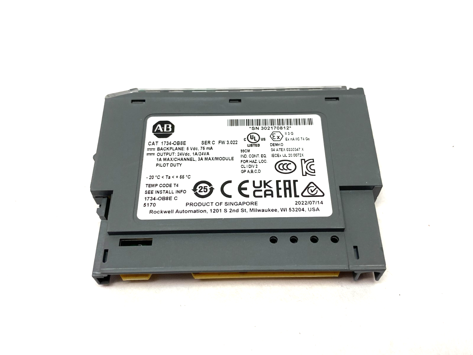 | Allen Bradley 1734-OB8E Ser. C Point I/O Protected Output Module - New – Open box - Maverick Industrial Sales