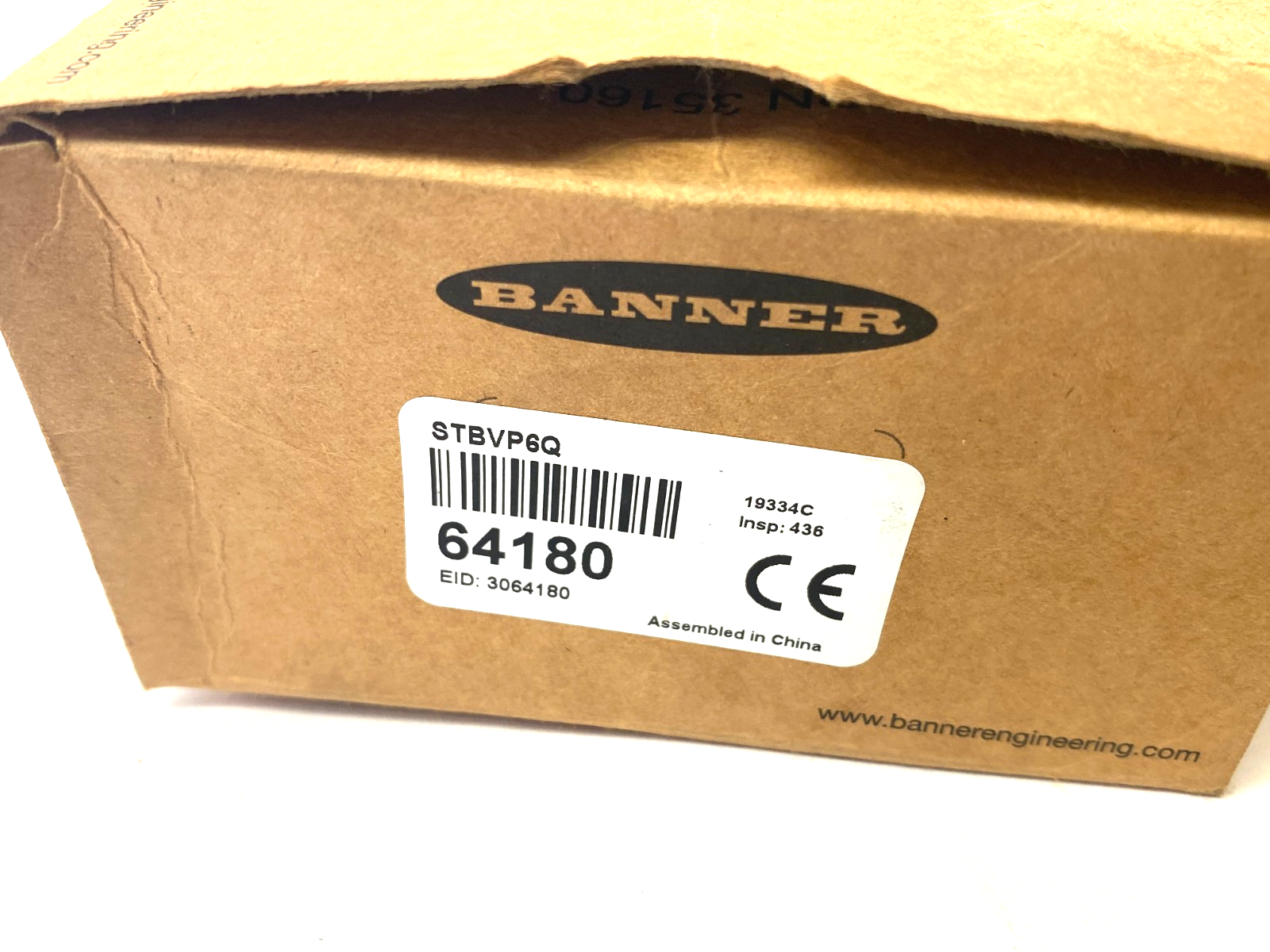 Banner STBVP6Q Self-Checking Touch Button w/Yellow F.C. 64180 - Maverick Industrial Sales