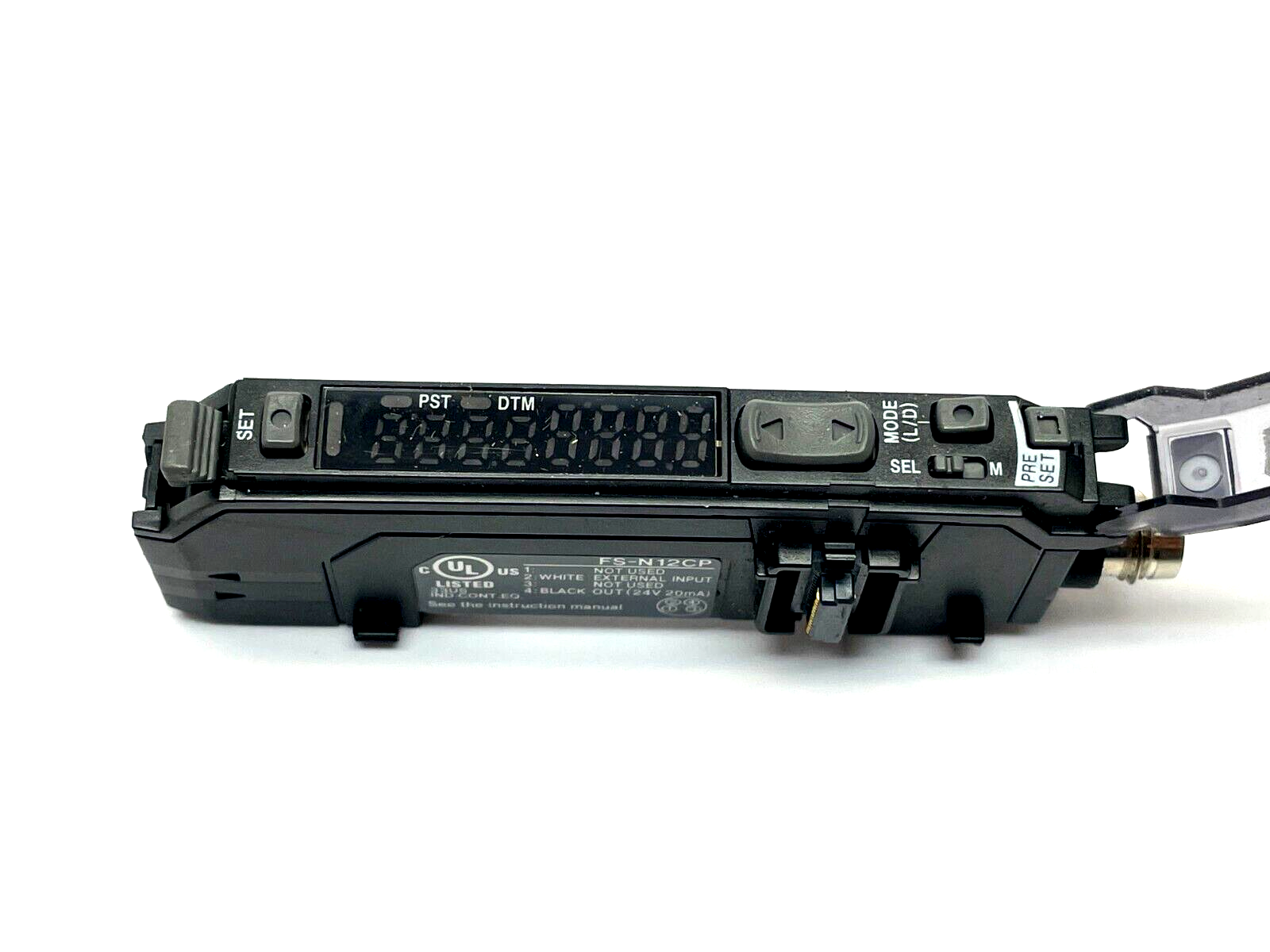 Keyence FS-N12CP Fibre Amplifier M8 Connector Type Expansion Unit - Maverick Industrial Sales