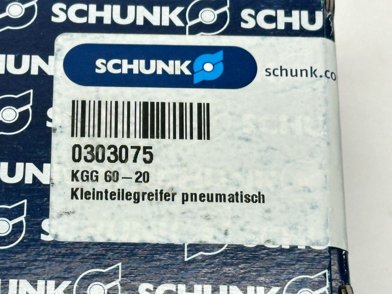 Schunk KGG 60-20 Pneumatic Gripper For Small Components 303075 - Maverick Industrial Sales