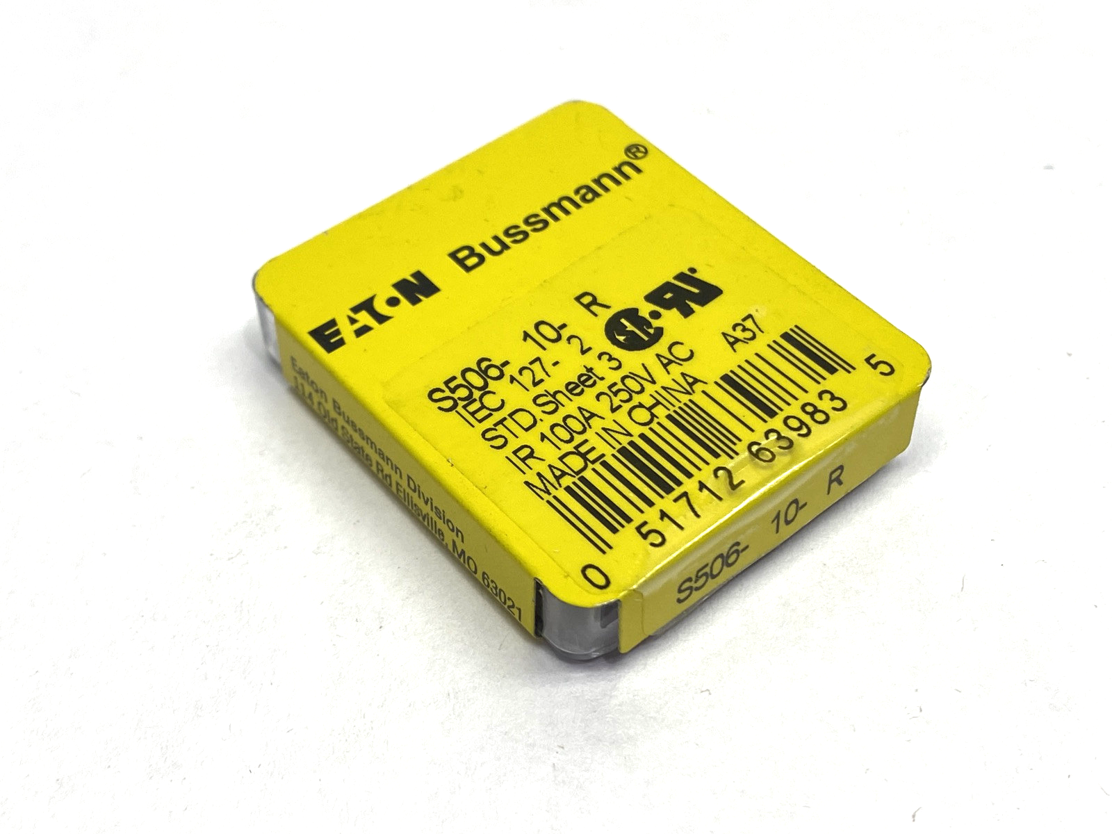 Eaton Bussmann S506-10-R Miniature Fuse 10A 250VAC PACKAGE OF 5 - Maverick Industrial Sales