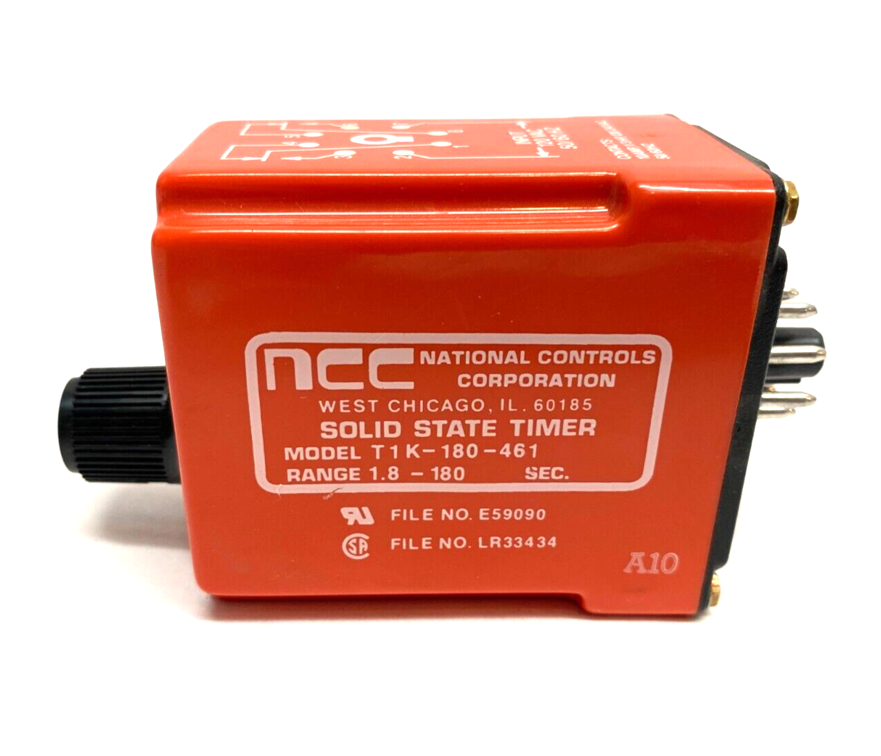 NCC National Controls Corp T1K-00180-461 Solid-State Time Delay Relay 1.8-180sec - Maverick Industrial Sales