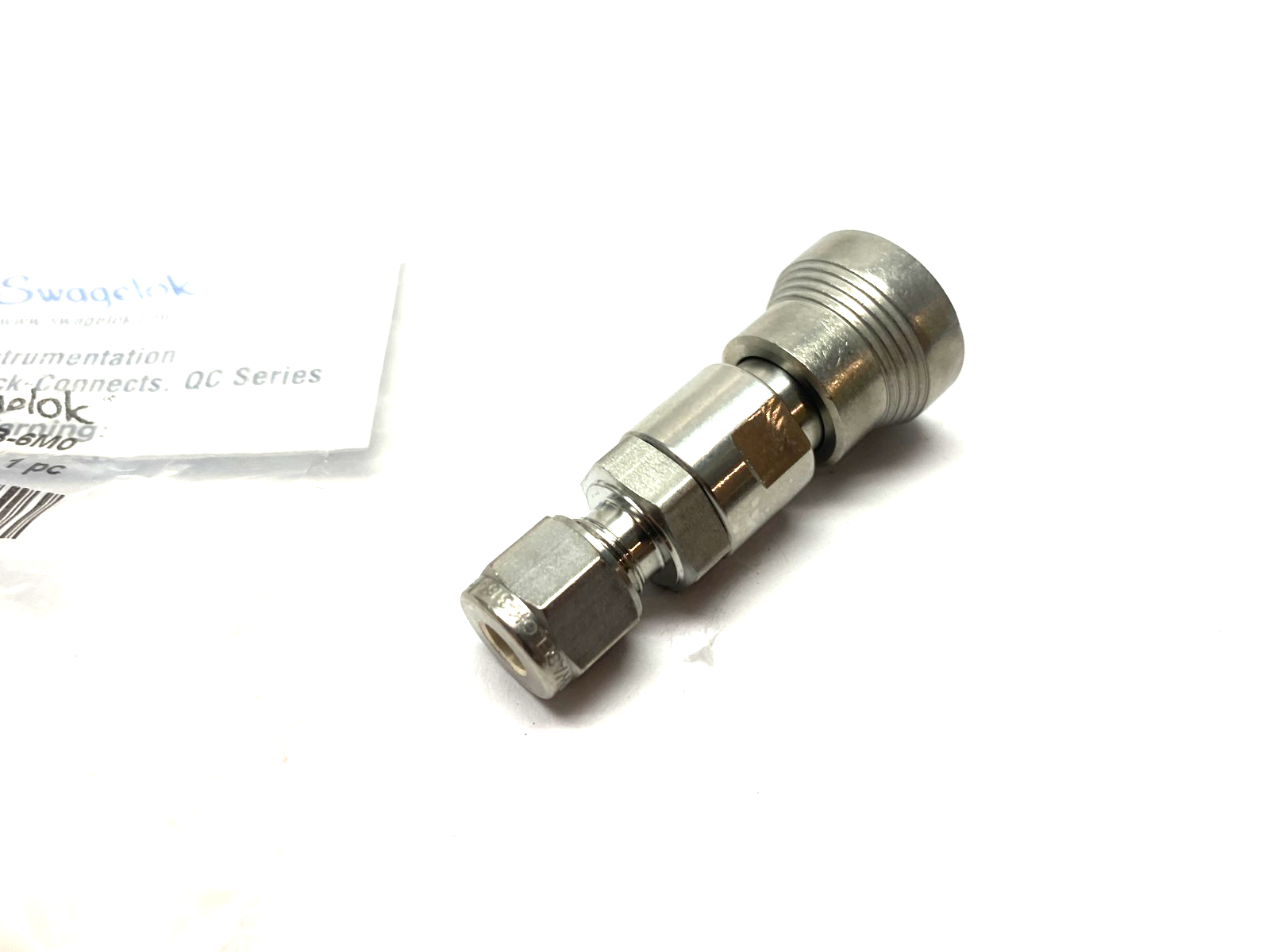 Swagelok SS-QC4-B-6M0 Instrumentation Quick Connect Fitting QC Series 6mm Tube - Maverick Industrial Sales