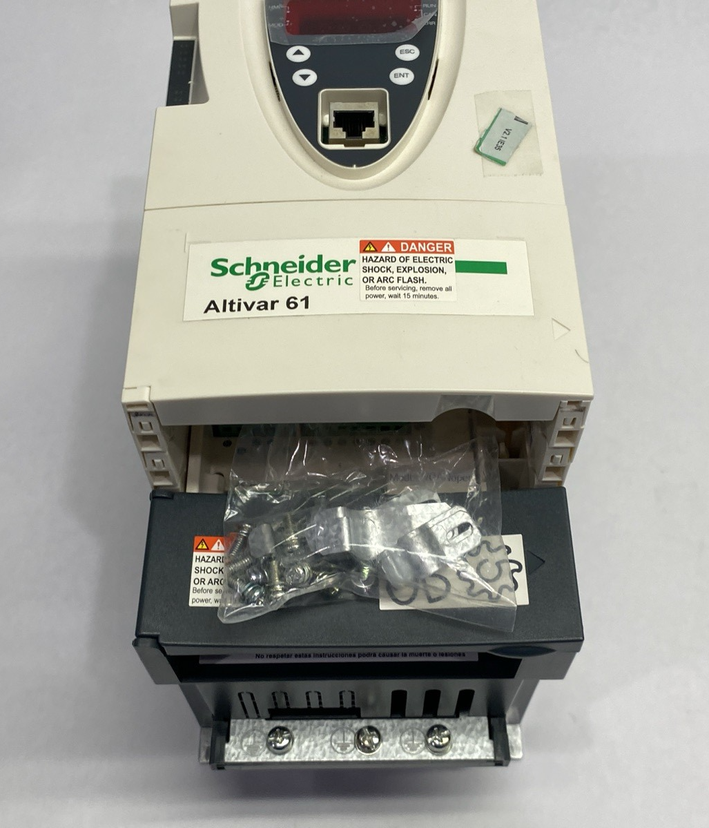 ATV61HU15N4 | Schneider Electric Telemecanique Altivar 61 VFD 1.5kW 2HP 3-Phases - Used - Maverick Industrial Sales