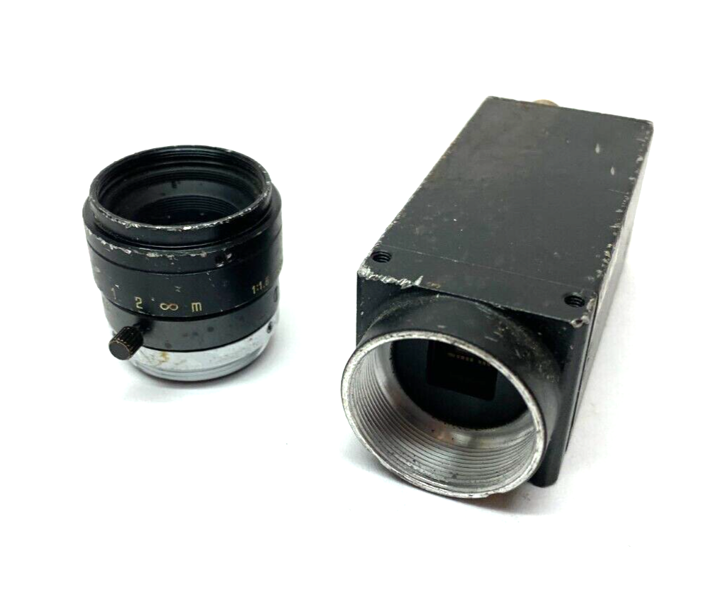 Pulnix TM-6300 Monochrome Full-Frame Shutter Camera 10-1575 w/ Lens - Maverick Industrial Sales
