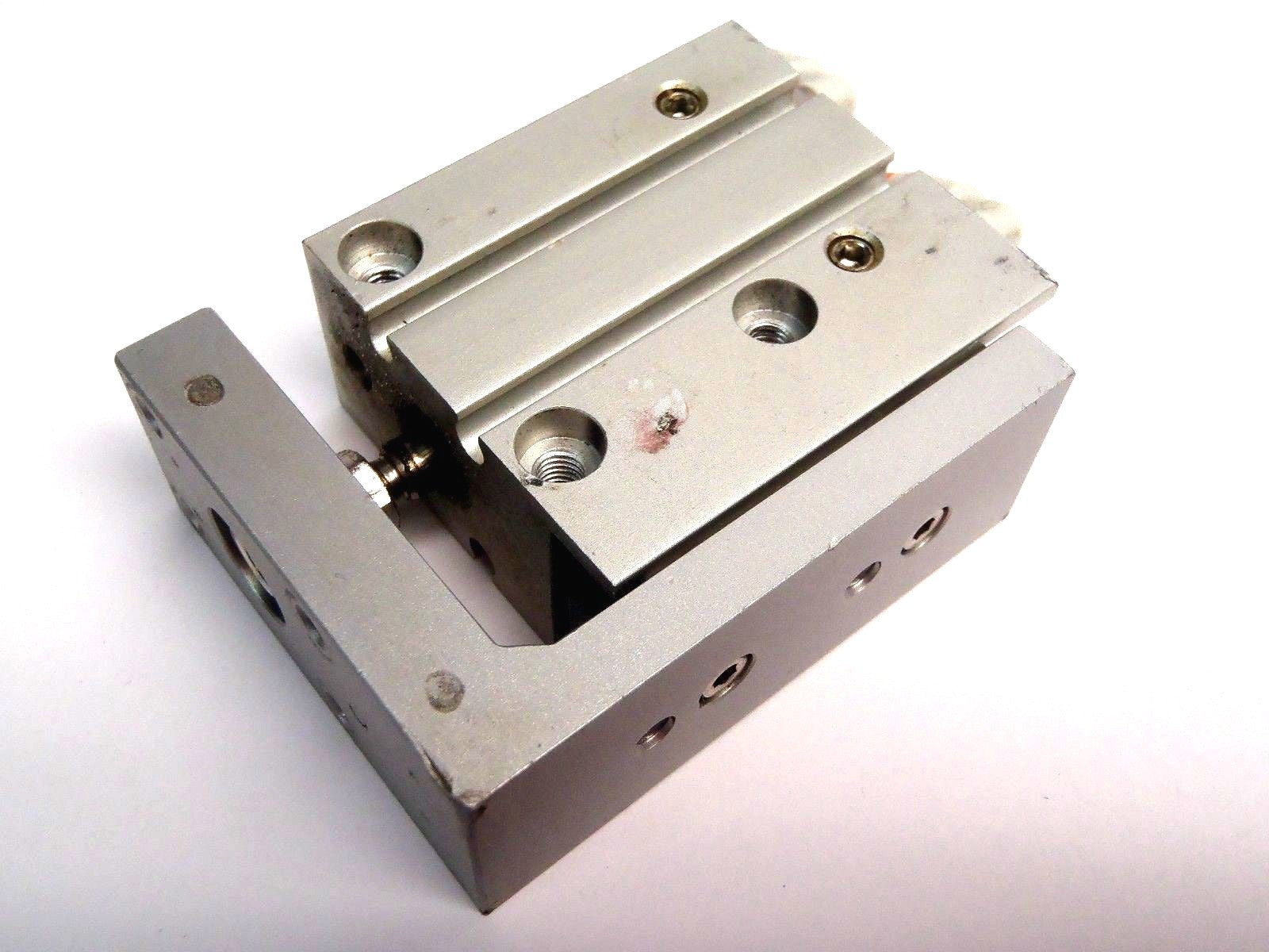 SMC MXU16-5 Pneumatic Guided Cylinder Max. Press. 0.7 MPa - Maverick Industrial Sales