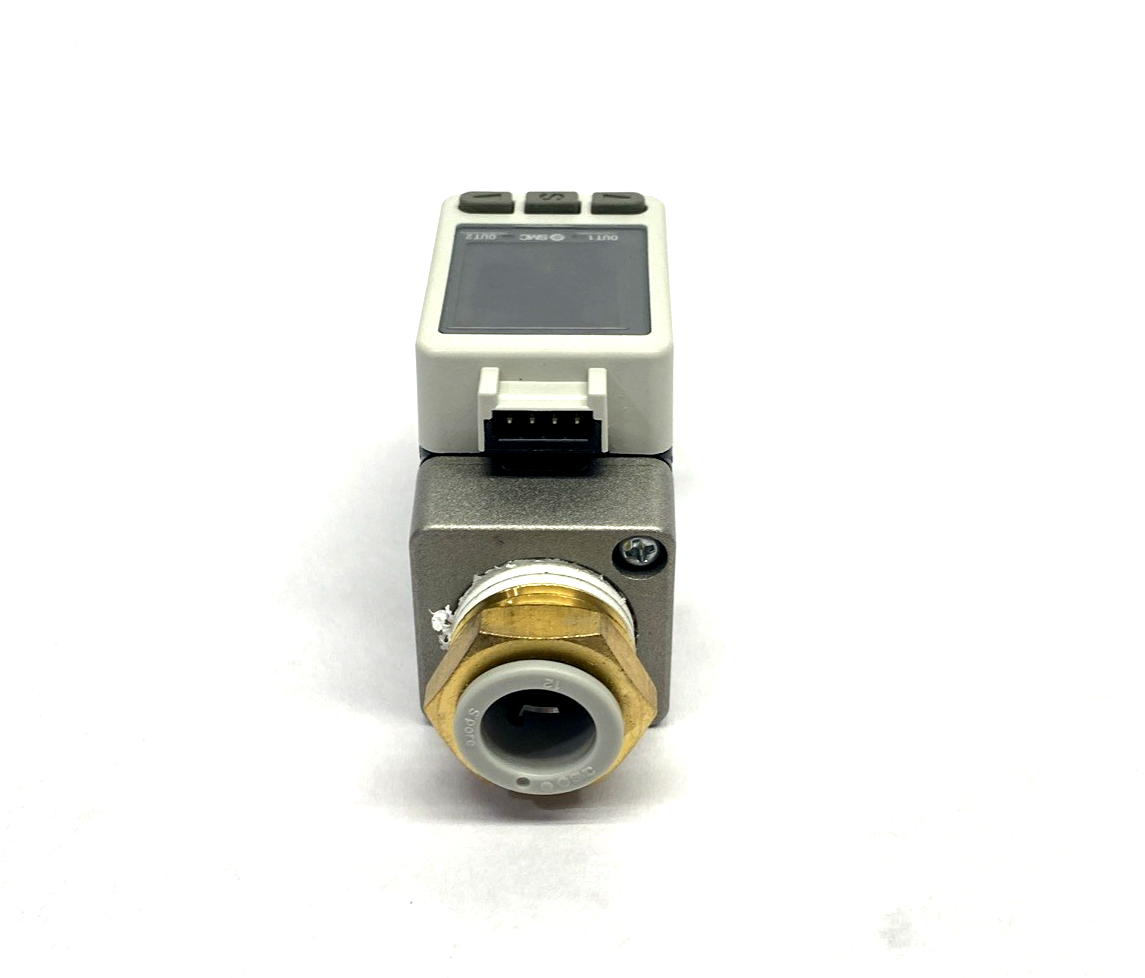 SMC PFMB7102-N04-B Pneumatic Digital Flow Switch 1/2" NPT - Maverick Industrial Sales