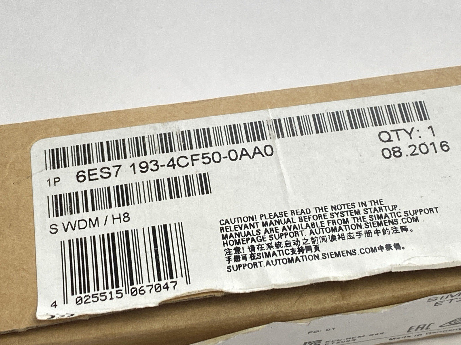 Siemens 6ES7193-4CF50-0AA0 SIMATIC DP ET 200S Terminal Module TM-E30C46-A1 - Maverick Industrial Sales