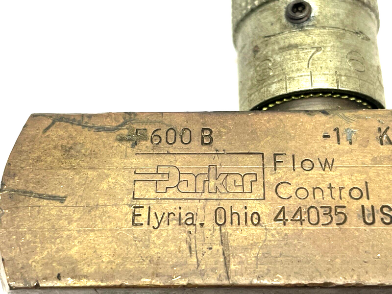 Parker F600B Flow Control Valve - Maverick Industrial Sales