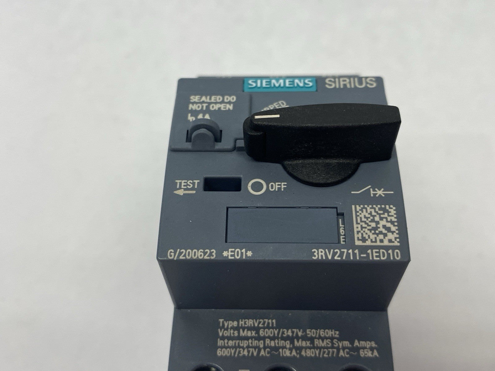 Siemens 3RV2711-1ED10 SIRIUS Motor Starter Circuit Breaker Frame, Size S00, 3P - Maverick Industrial Sales