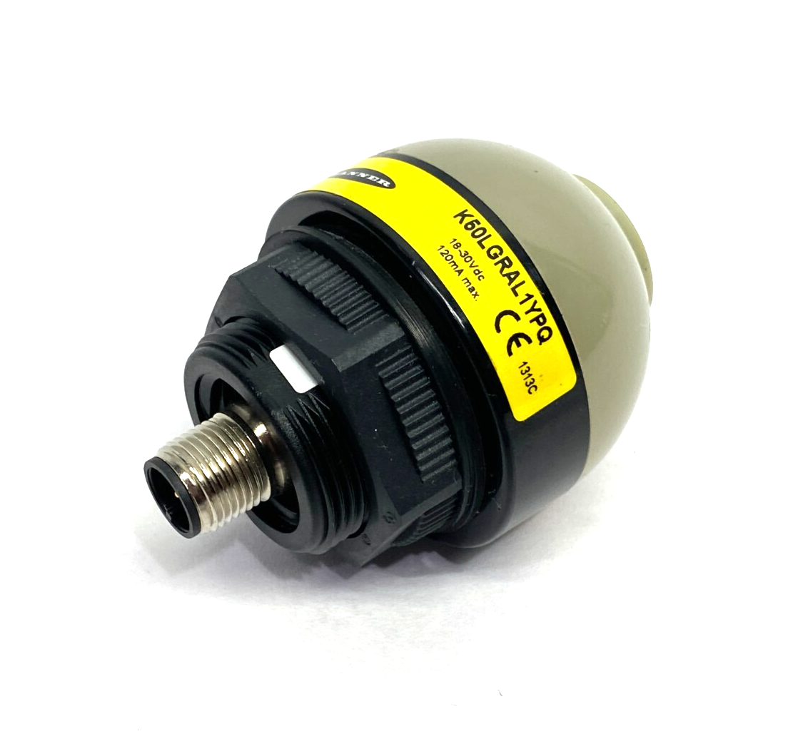 Banner K50LGRAL1YPQ 50mm 3-Color General Purpose LED Audible Indicator, 79478 - Maverick Industrial Sales