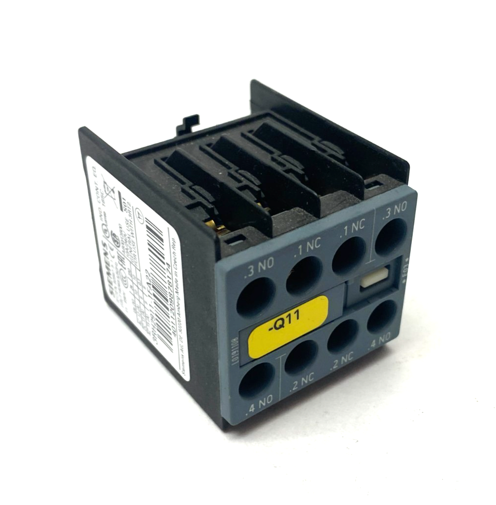 Siemens 3RH2911-1FA22 Auxiliary Contact Block 2NO + 2NC - Maverick Industrial Sales
