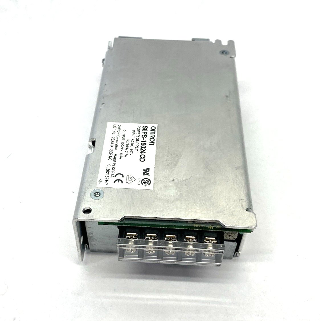 Omron S8PS-15024CD Power Supply Unit 100-240VAC 2.7/6.5A - Maverick Industrial Sales