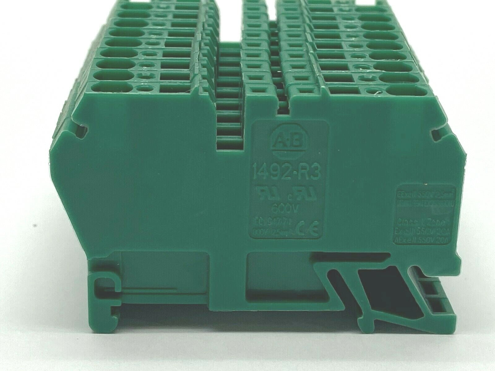 Allen Bradley 1492-R3 Green Terminal Block LOT OF 10 - Maverick Industrial Sales