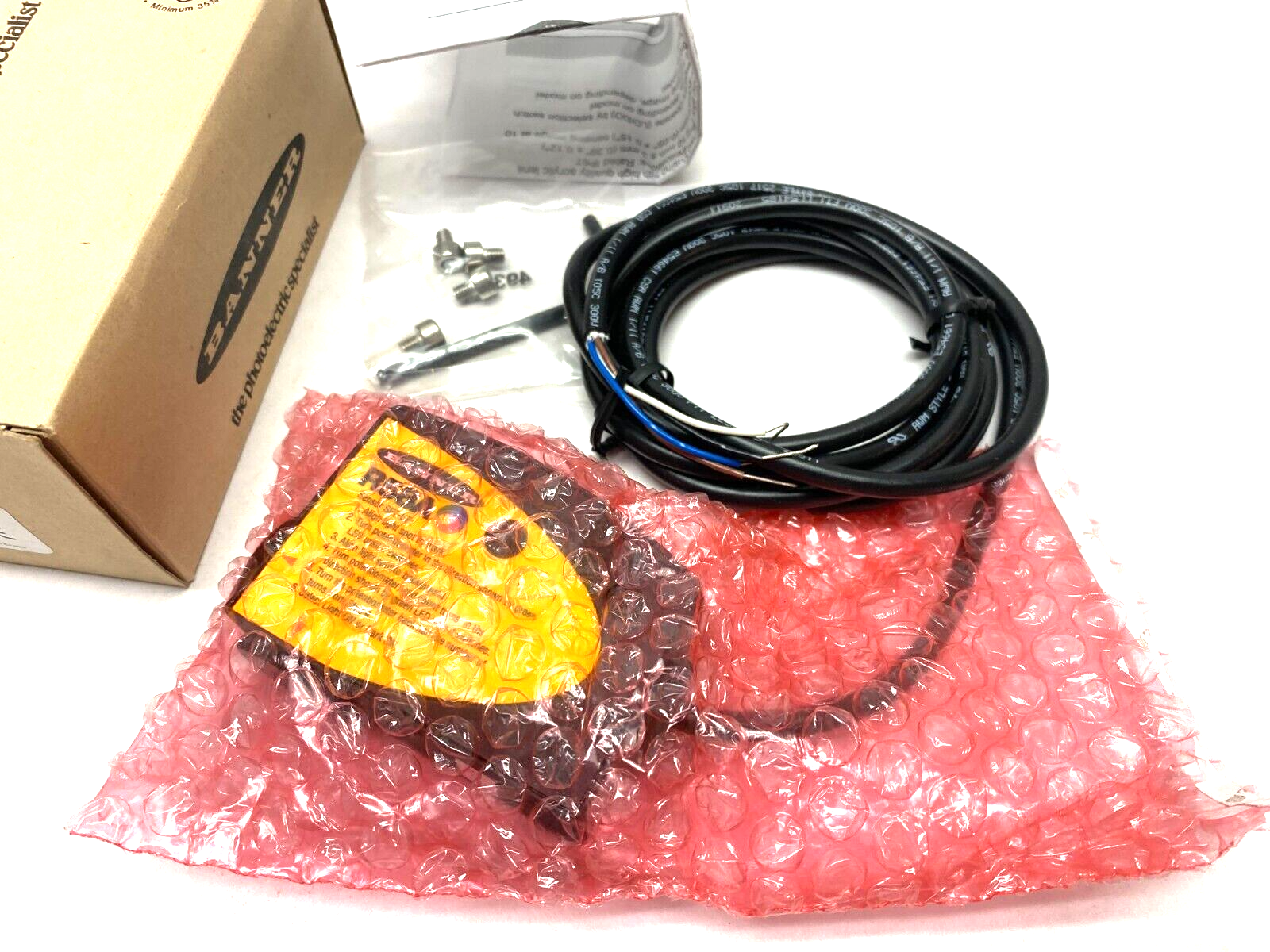 Banner R58ACG2 Registration Mark Sensor Green Perpendicular Beam 10221 - Maverick Industrial Sales