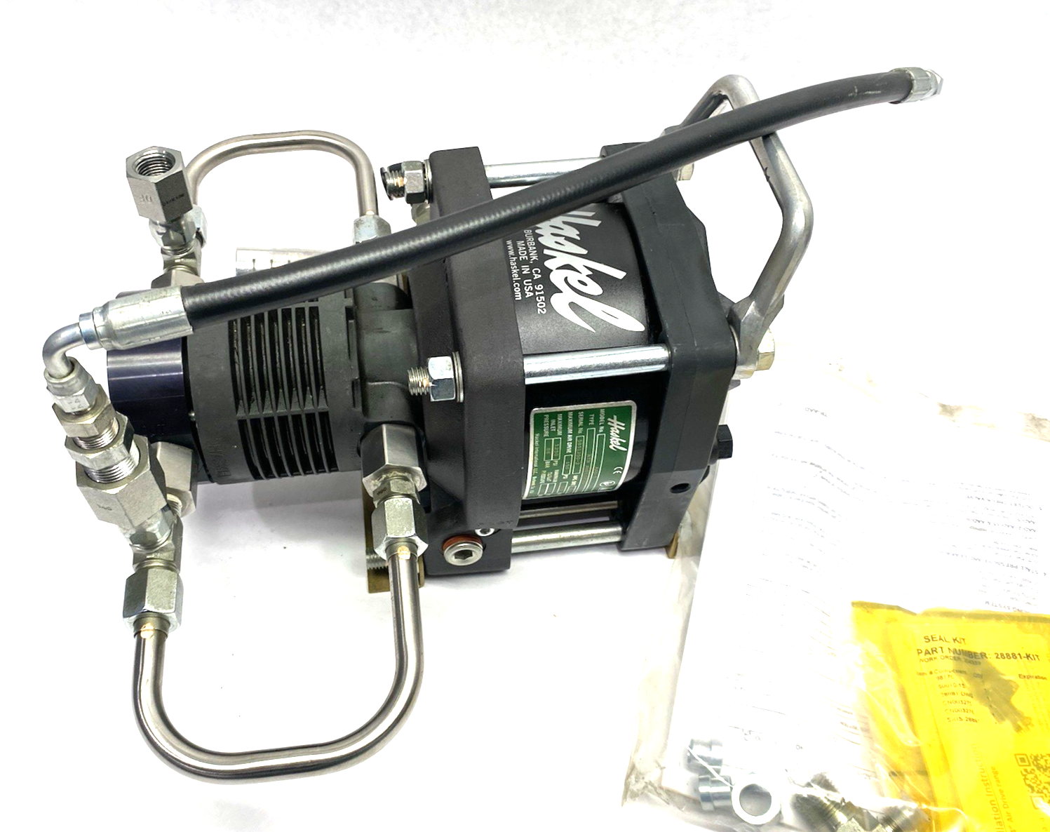 AAD-5 | Haskel Air Amplifier, Double Acting Single Stage, -5 Ratio - New Other - Maverick Industrial Sales