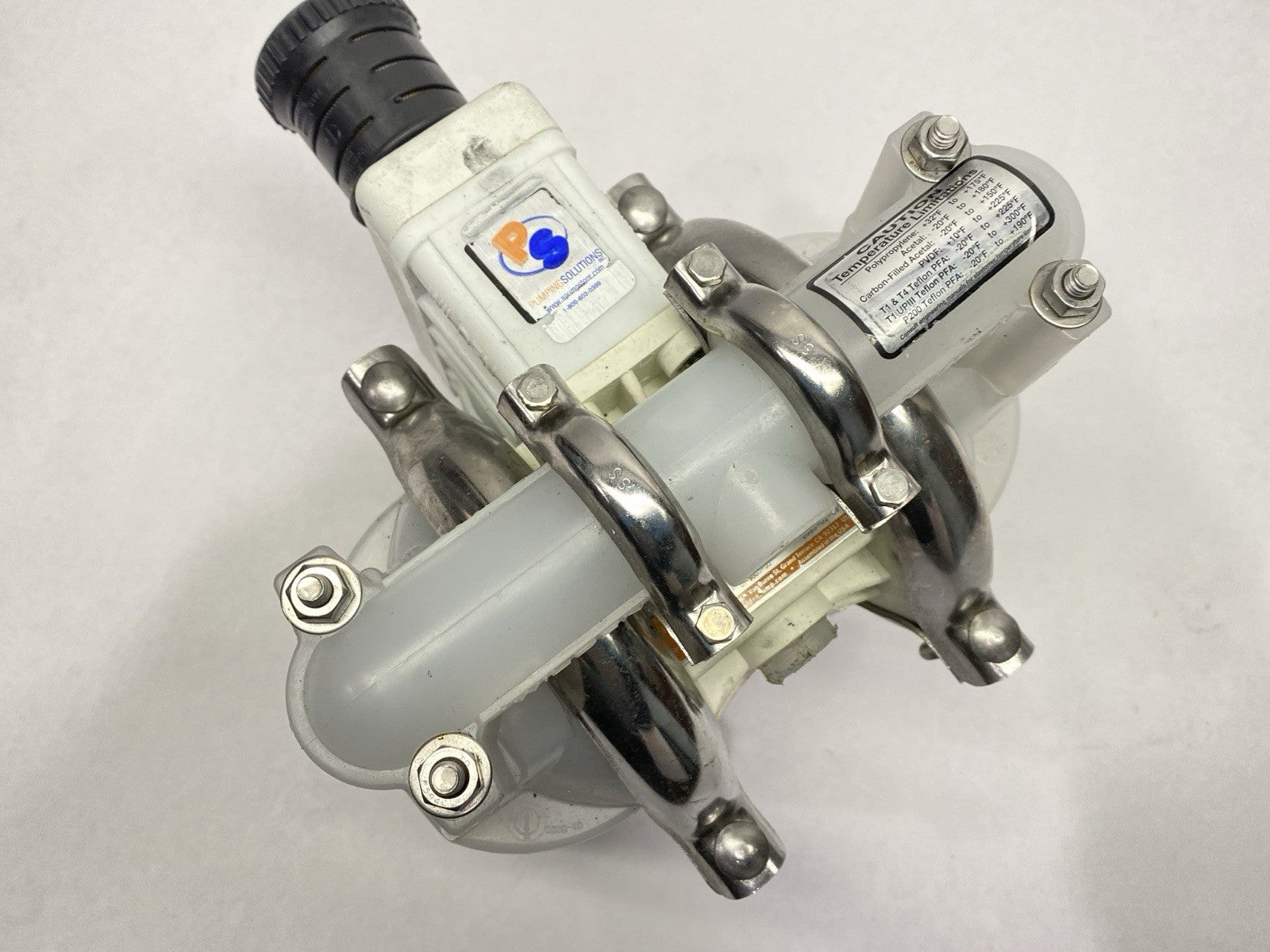 01-2654 | Wilden AODD Pump 1/2" Pro-Flo Polypropylene P1/PPPPP/TNU/TF/KTV - For parts or not working - Maverick Industrial Sales