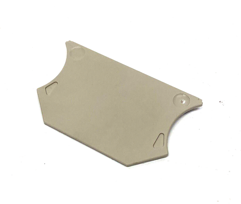 Weidmuller WAP 2.5-10 Terminal Block End Plate, Dark Beige 1050000000 LOT OF 10 - Maverick Industrial Sales