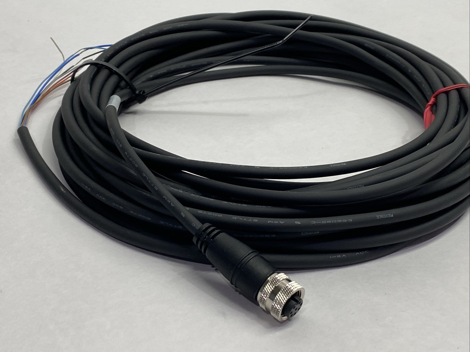 Keyence OP-87638 Connector Cable M12 8-Pin 2m - Maverick Industrial Sales