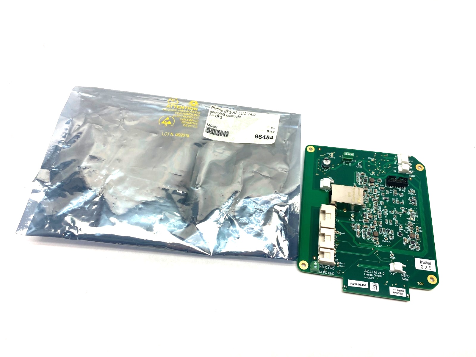 Hesse BF2-A2.LLM v4.0 Control Unit PCI Card 96454 - Maverick Industrial Sales