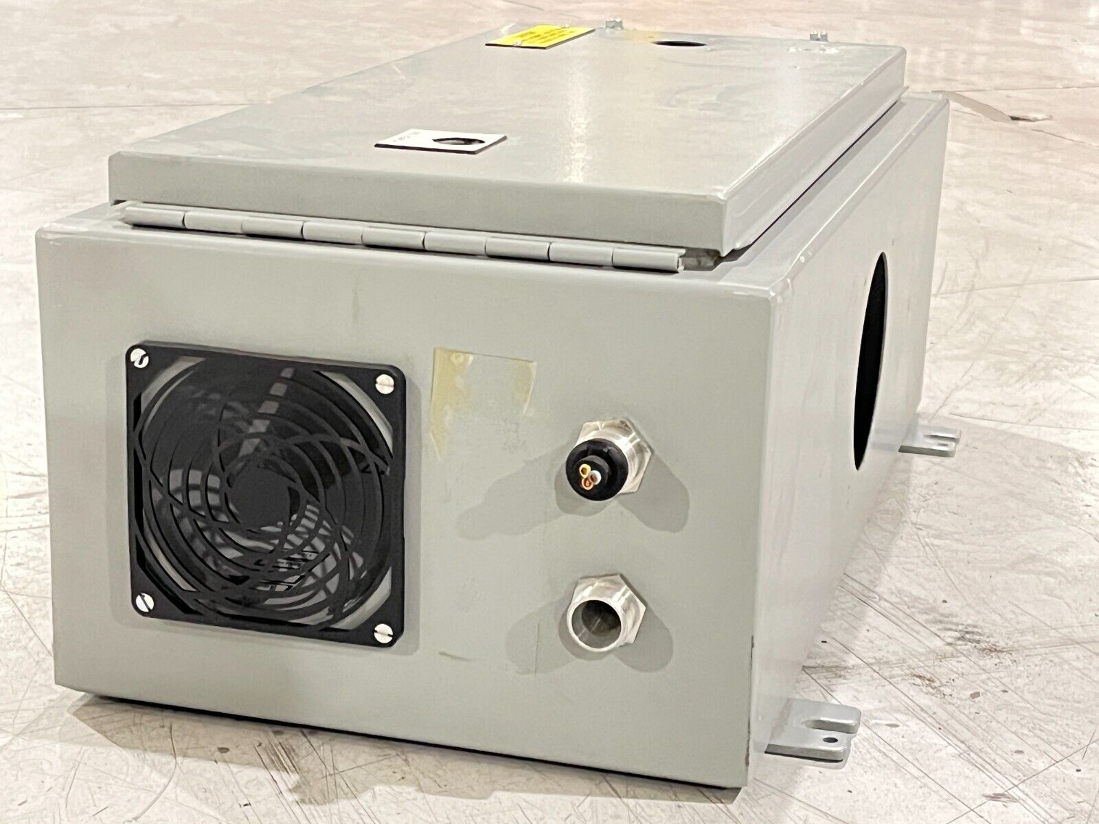 Hoffman A122408LP/SPL Industrial Control Panel Enclosure Type 12 13 12x24x8" - Maverick Industrial Sales