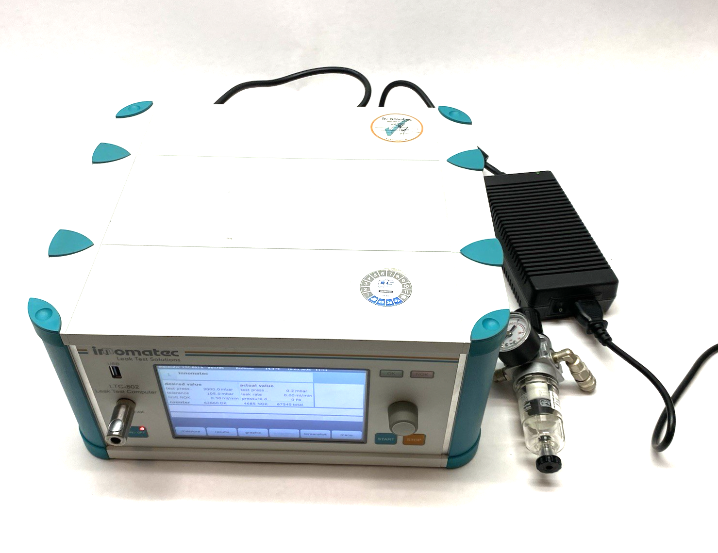 LTC-802 | Innomatec Configurable Leak Test Computer, Single Channel, Kit - Used - Maverick Industrial Sales