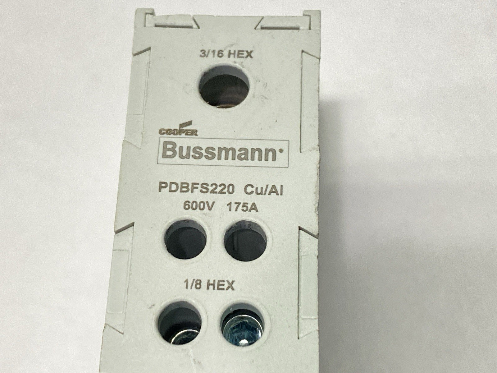 PDBFS220 | Cooper Bussmann Power Distribution Block 175A 600V - Used - Maverick Industrial Sales