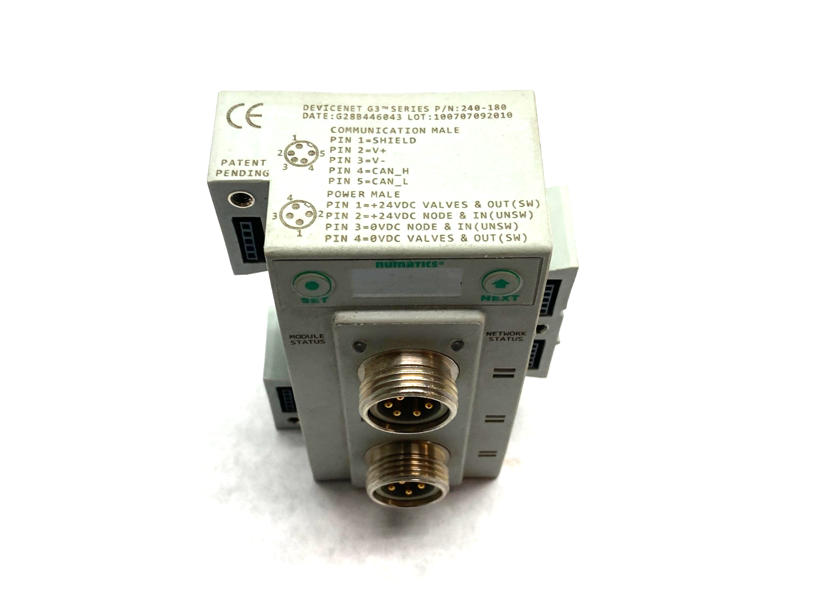 Emerson Numatics 240-180 DeviceNet G3 Series Fieldbus and I/O Module - Maverick Industrial Sales