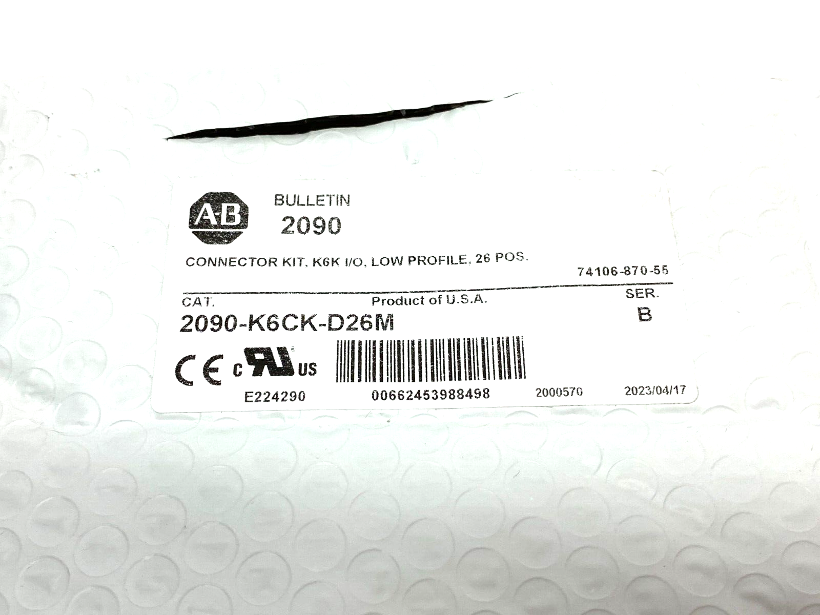 Allen Bradley 2090-K6CK-D26M Ser. B Low Profile I/O Cable Connector Kit 26-Pos - Maverick Industrial Sales