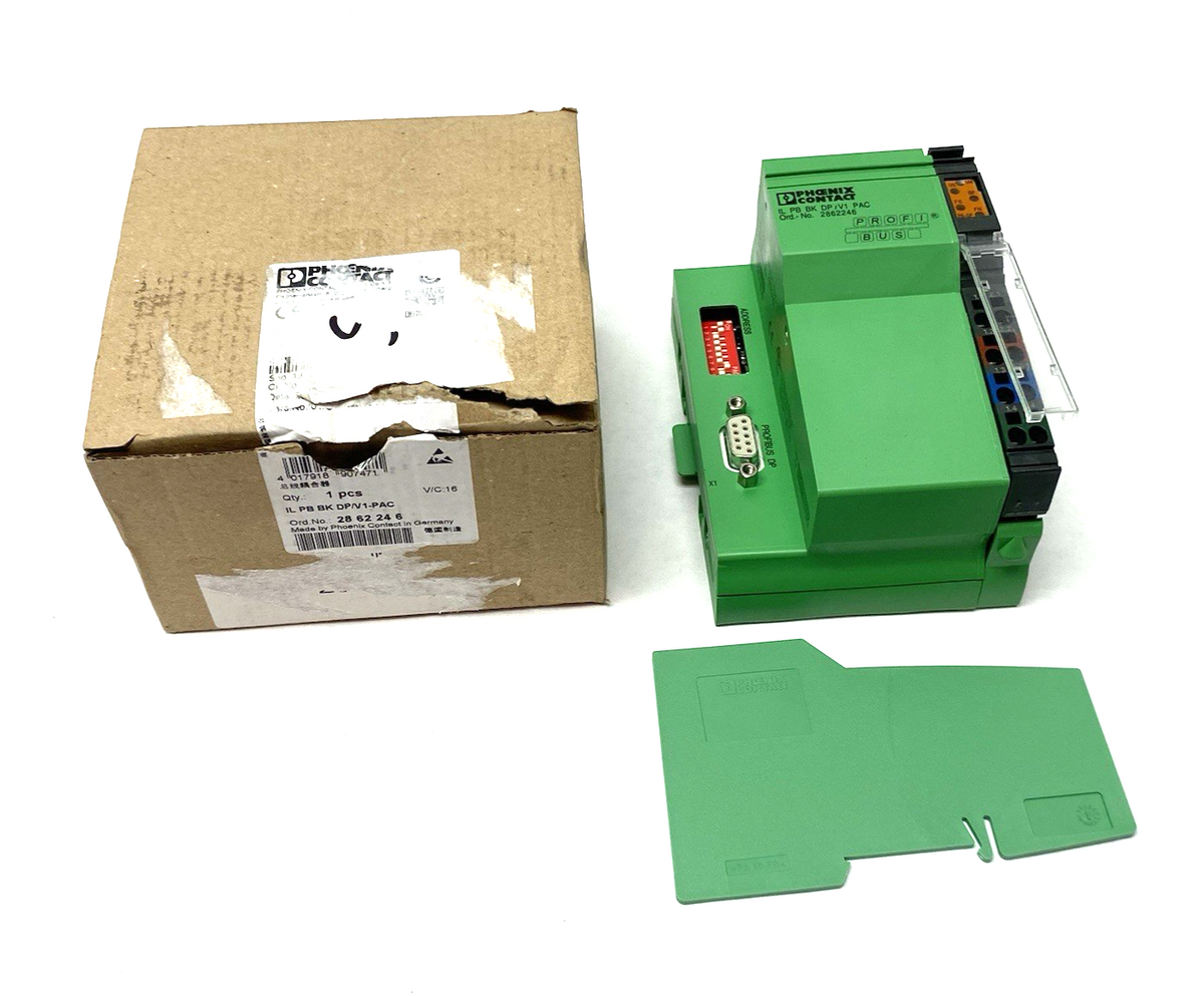 Phoenix Contact IL PB BK DP/V1-PAC Inline PROFIBUS DP Bus Coupler 2862246 - Maverick Industrial Sales
