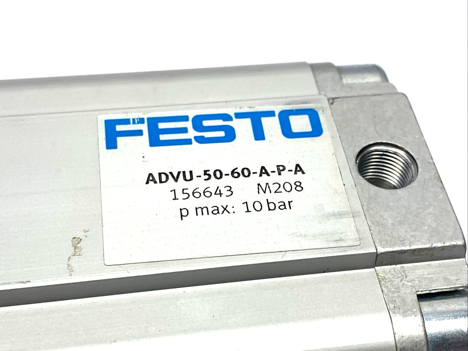 Festo ADVU-50-60-A-P-A Compact Cylinder 50mm Bore 60mm Stroke 156643 - Maverick Industrial Sales