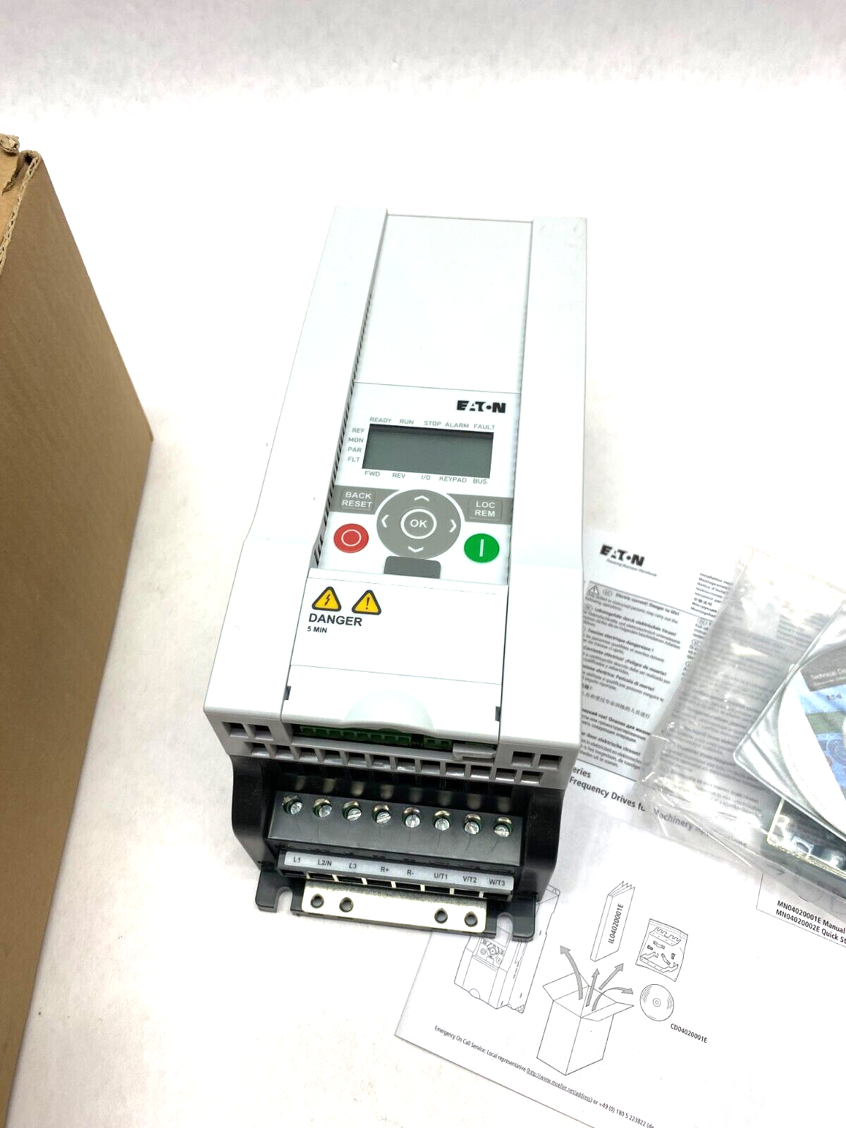 Eaton MMX34AA014N0-0 M-Max Sensorless Vector Adjustable Frequency Drive - Maverick Industrial Sales