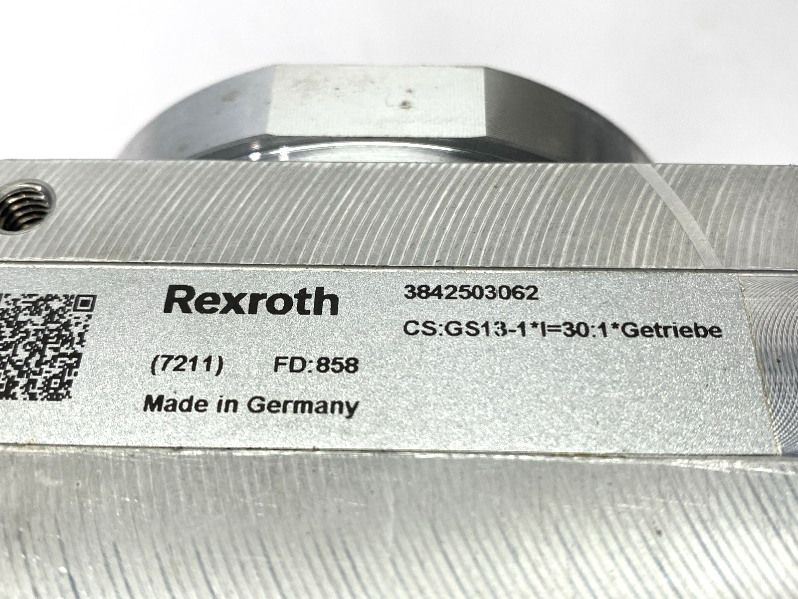 Bosch Rexroth 3842503062 Slip On Gear Unit GS 13-1 30:1 NO HARDWARE - Maverick Industrial Sales