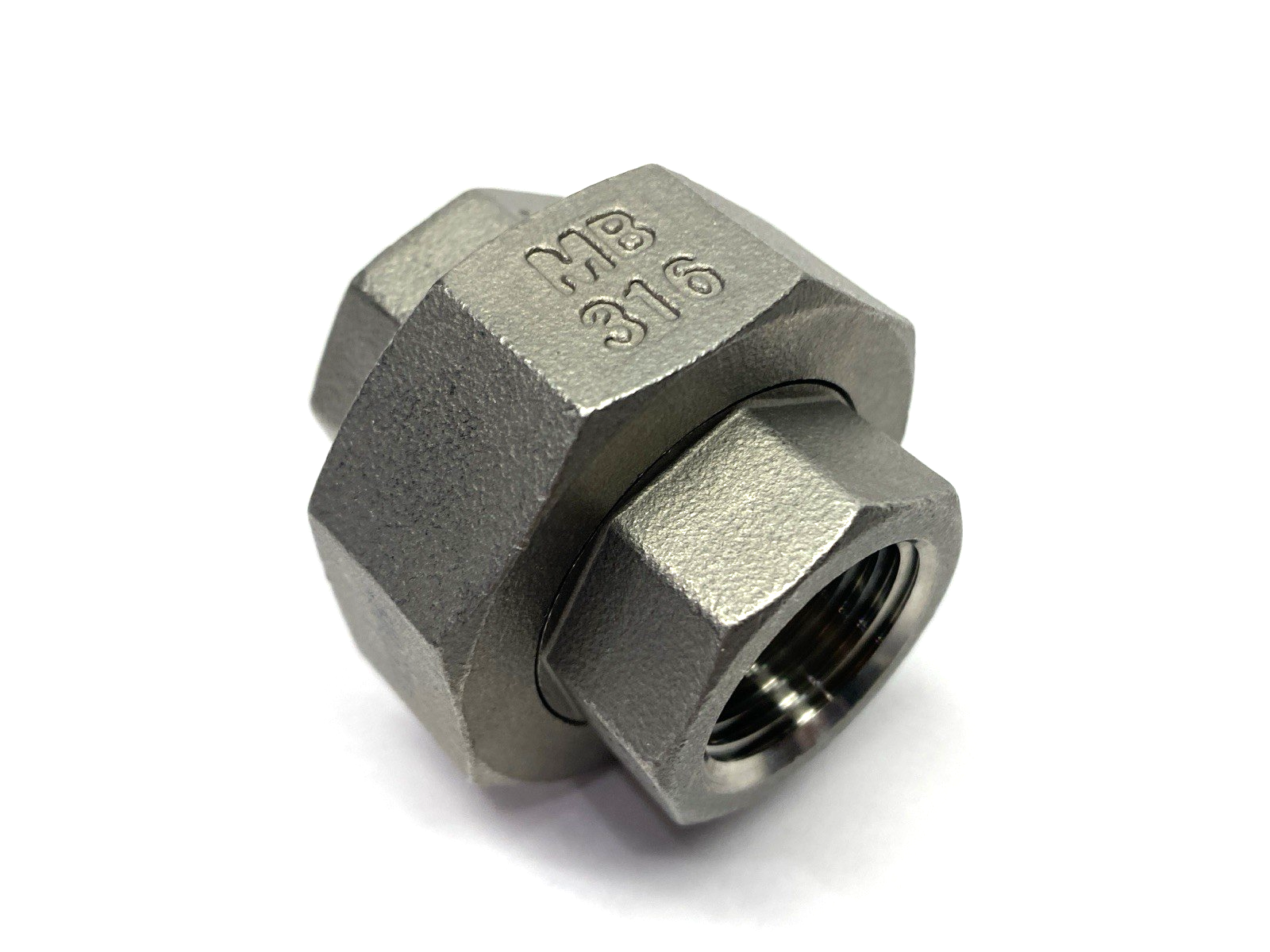 1/2" T-316 Stainless Steel Union Fitting Class 150 - Maverick Industrial Sales