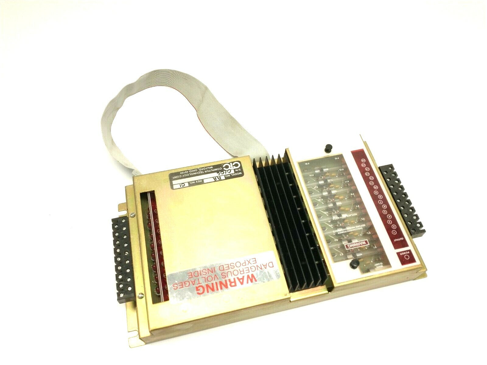 Computer Technology Corp. CTC Model AA Rev. 01 I/O Module PUSHED IN INPUT WINDOW - Maverick Industrial Sales