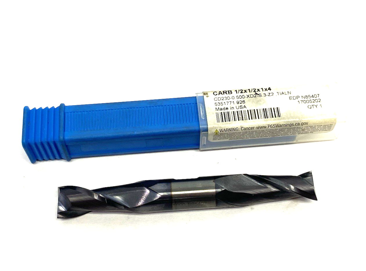 CD230-0.500-XD2-S.3-Z2 | Niagara Cutter Center Cutting End Mill Dbl-End, 17005202 - Used - Maverick Industrial Sales