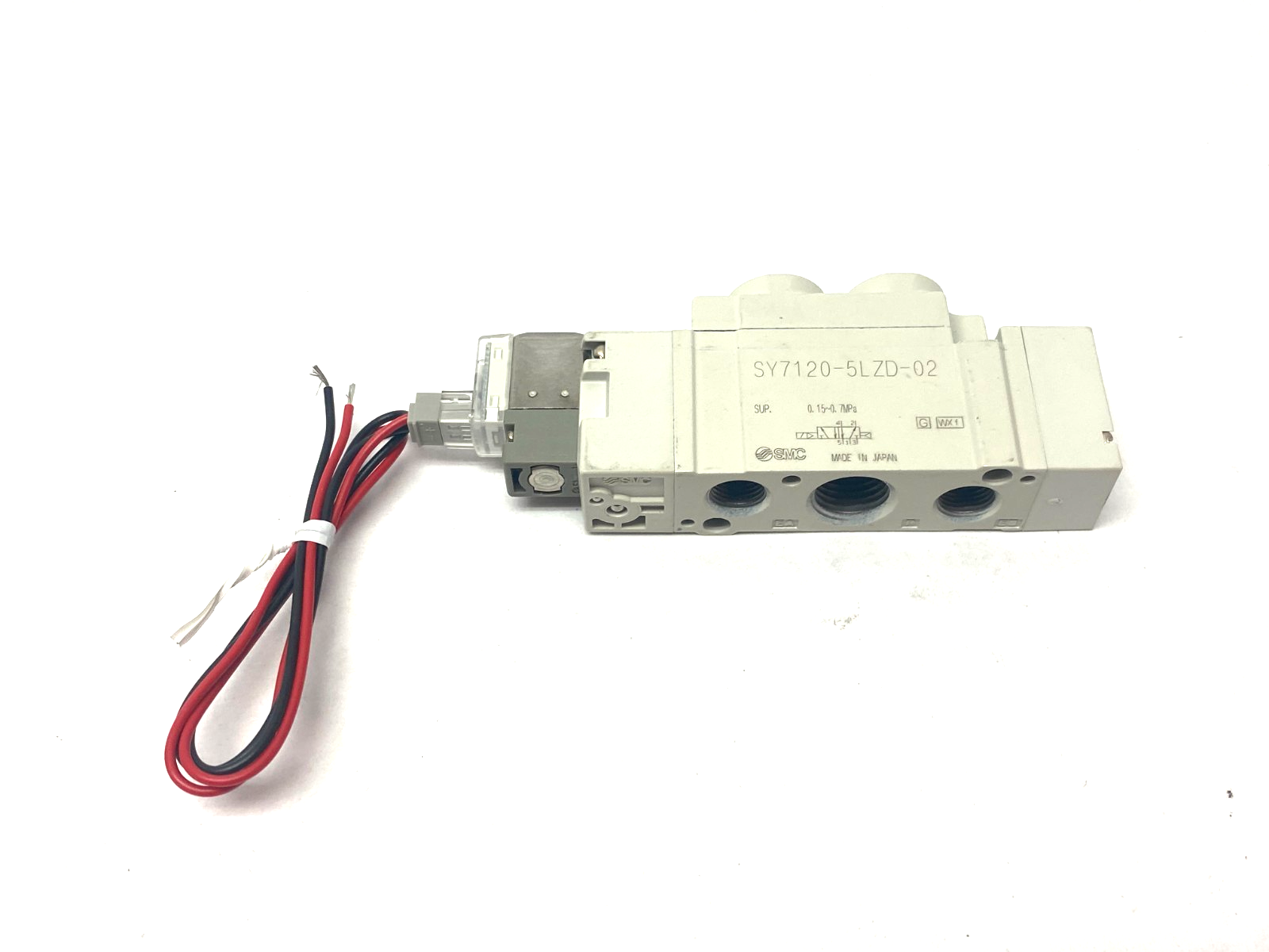 SMC 7120-5LZD-02 Solenoid Valve, 5-Port - Maverick Industrial Sales