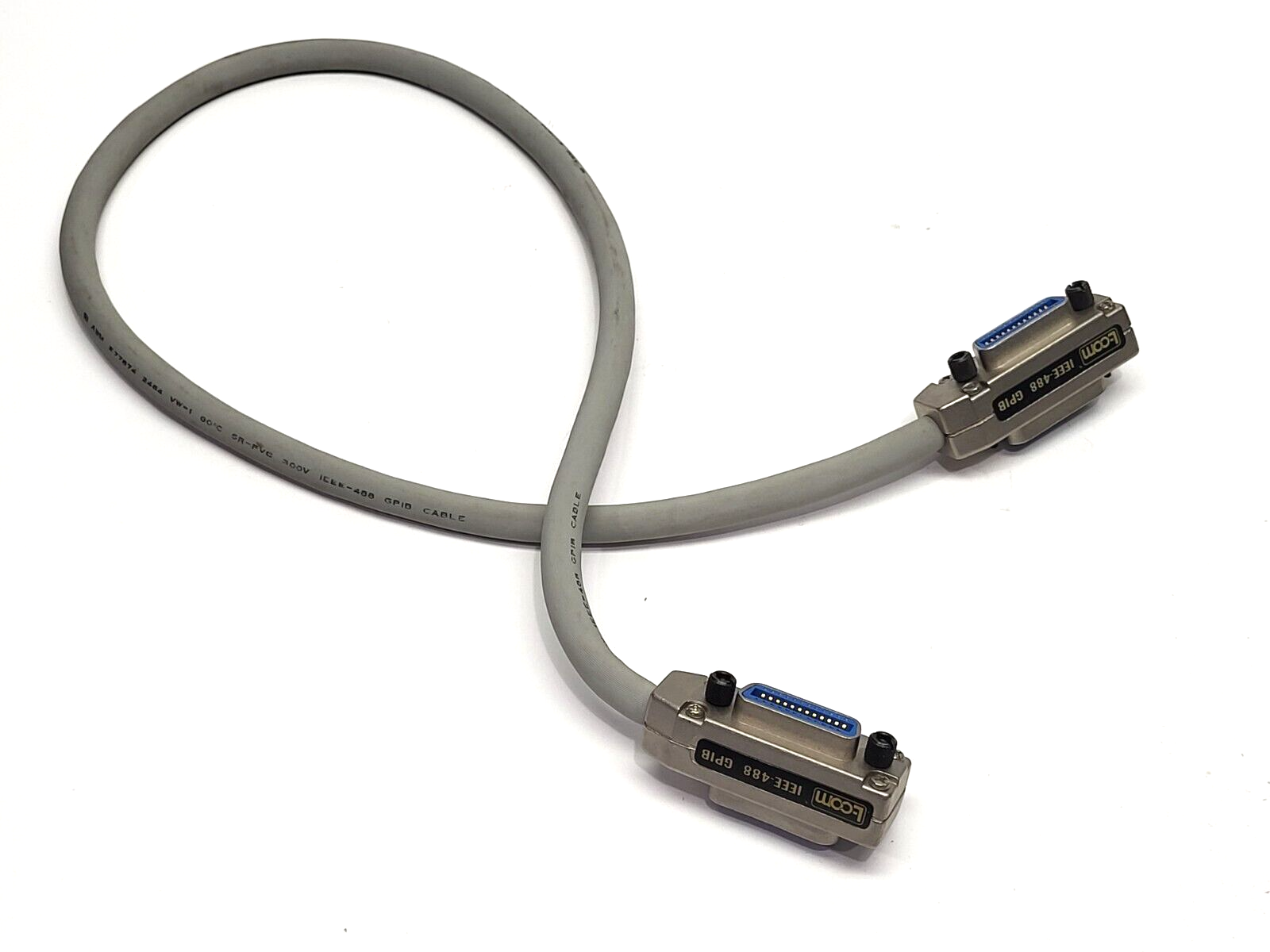 L-Com IEEE-488 GPIB Cable Double-Ended Male to Female Connectors 1m - Maverick Industrial Sales