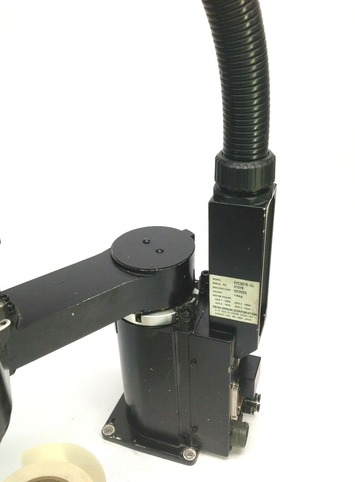 Seiko Epson E2C351S-UL 4 Axis Robotic Arm 01076 Manipulator 02/2005 - Maverick Industrial Sales