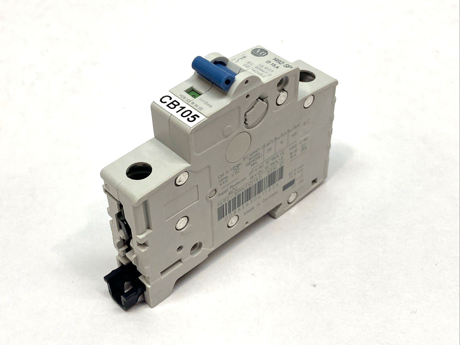 1492-SPM1D150 | Allen Bradley Series D 15A Circuit Breaker - Used - Maverick Industrial Sales