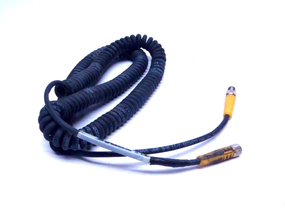 U2516-87 | Turck PKG PKG 3M-3-PSG 3M/S90-SP M8 Male/Female Spiral Cordset - Maverick Industrial Sales