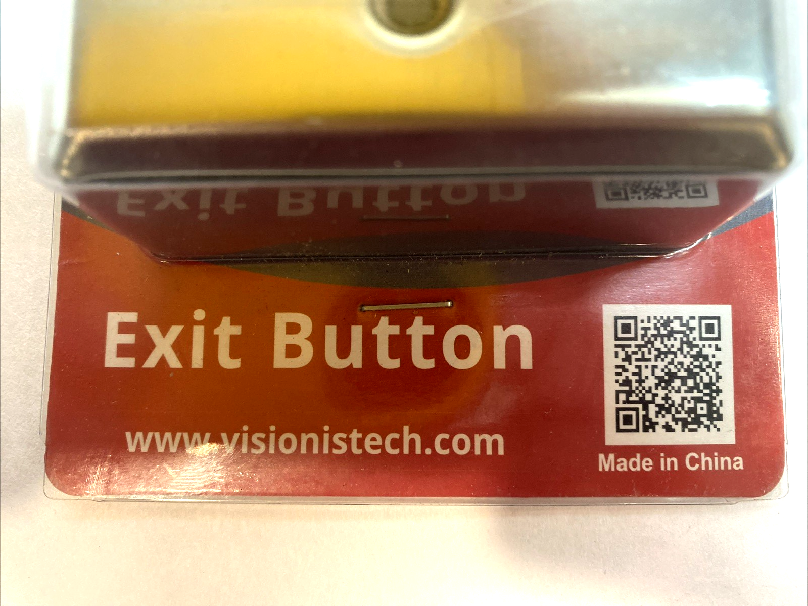 Visionis VIS-7000 Green Square Push to Exit Button with LED - Maverick Industrial Sales