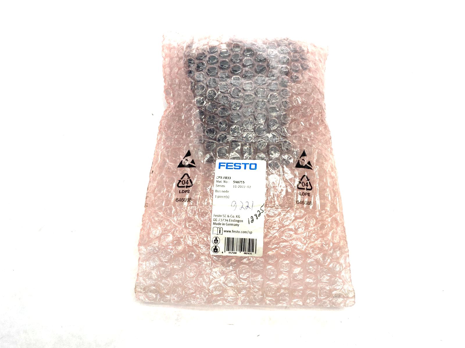 Festo CPX-FB33 ProfiNET Bus Node 548755 - Maverick Industrial Sales