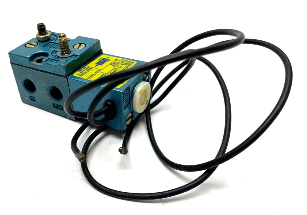 Mac Valves 612B-11-601BA Solenoid Valve 12VDC 8.5W ONE FLOW PIN BROKE - Maverick Industrial Sales