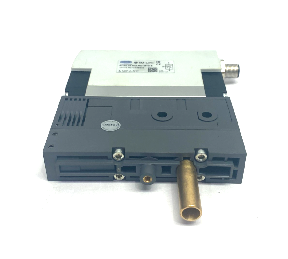 Schmalz SCPi 25 NO RD M12-5 Vacuum Generator 10.02.02.03369/2 MISSING REAR HOUSE - Maverick Industrial Sales